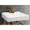 Fauceture KVPB2018W47 20-Inch Console Sink with Brass Legs, Brushed Brass KVPB2018W47 - alternate 3